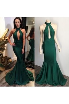 Mermaid Long Green Prom Dresses Formal Evening Gowns 6011091