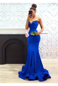 Mermaid Sweetheart Long Prom Dresses Formal Evening Gowns 6011092