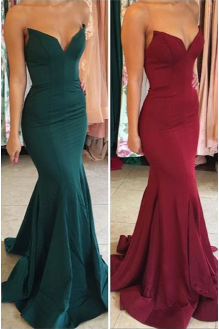 Mermaid Sweetheart Long Prom Dresses Formal Evening Gowns 6011092