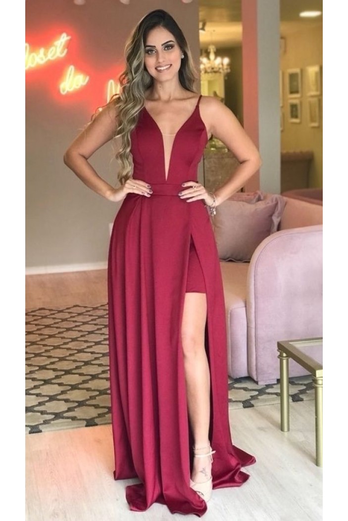 A-Line Long Prom Dresses Formal Evening Gowns 6011098