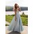 A-Line V-Neck Long Prom Dresses Formal Evening Gowns 6011178