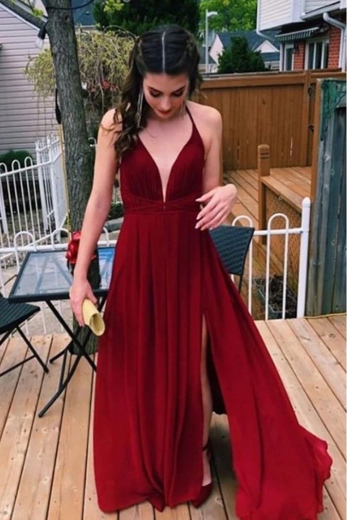 A-Line Long Prom Dresses Formal Evening Gowns 6011310