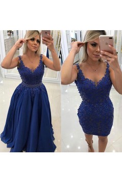 A-Line Beaded Lace Long Prom Dresses Formal Evening Gowns 6011450