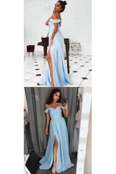 A-Line Off-the-Shoulder Long Prom Dresses Formal Evening Gowns 6011467