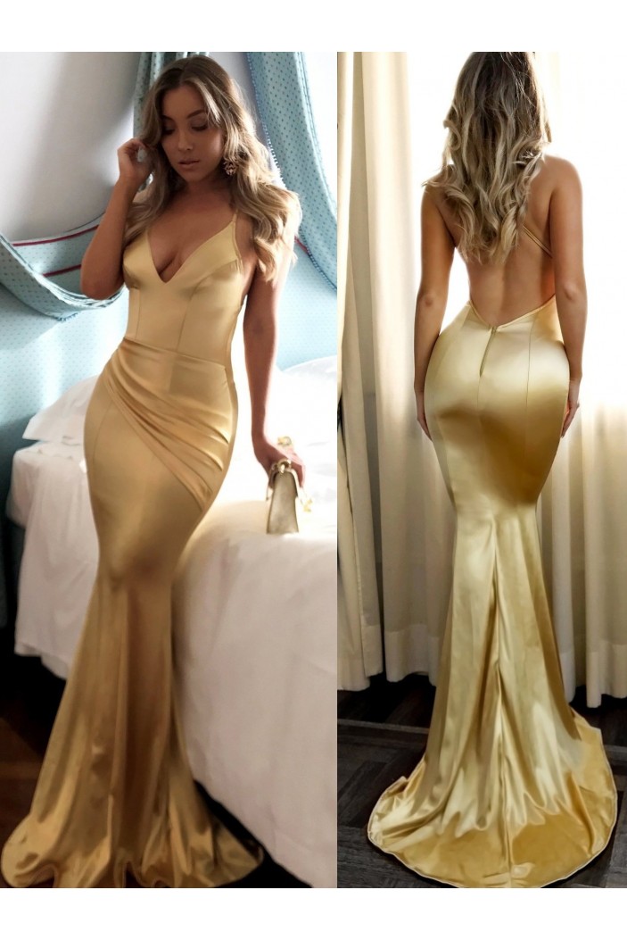 Mermaid Long Prom Dresses Formal Evening Gowns 6011536