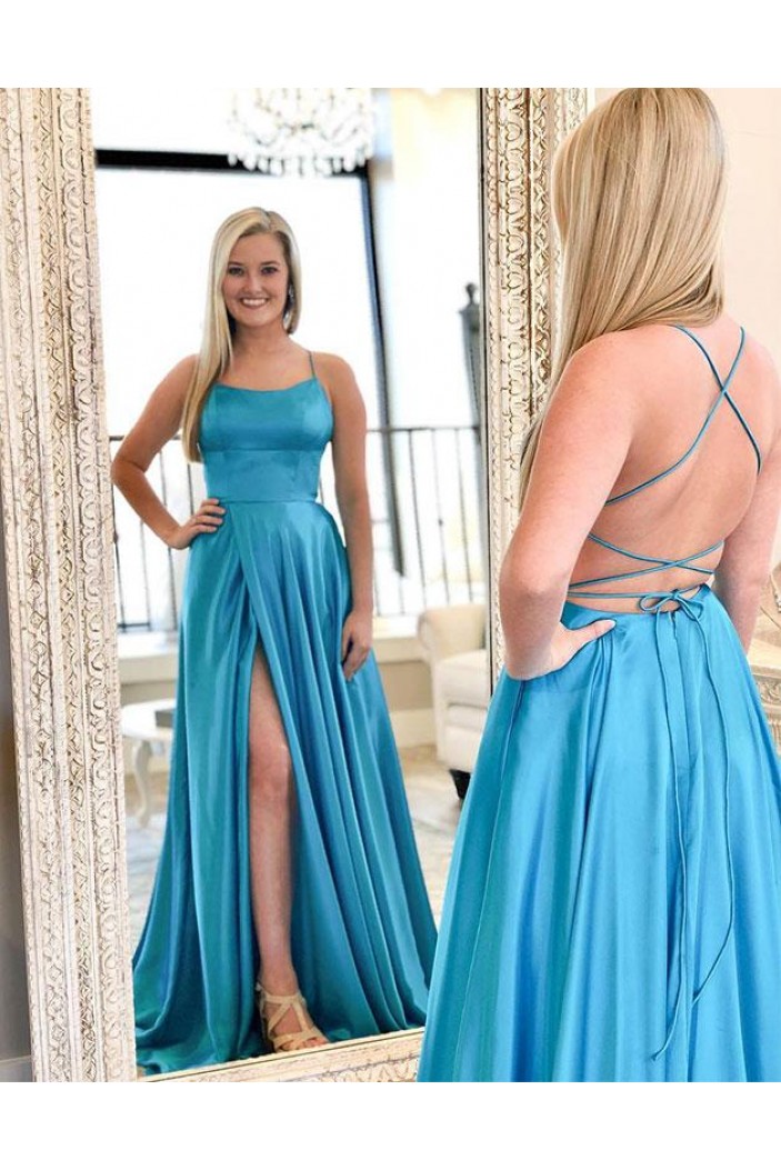 A-Line Long Prom Dresses Formal Evening Gowns 6011561