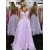 A-Line Lace Long Prom Dresses Formal Evening Gowns 601968