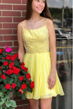 Short Beaded Prom Dress Homecoming Dresses Graduation Party Dresses 701021