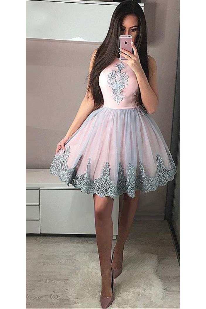 Short Lace Prom Dress Homecoming Graduation Cocktail Dresses 701169