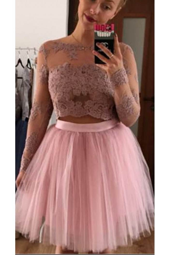 Short Lace Prom Dress Homecoming Graduation Cocktail Dresses 701190