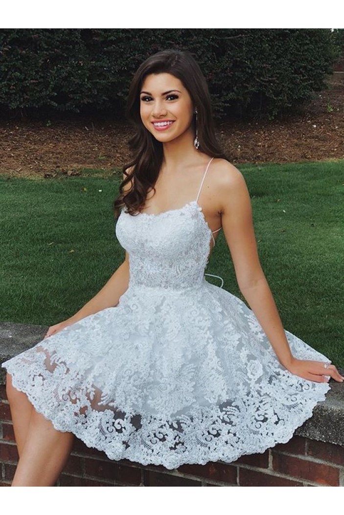 Short Lace Prom Dress Homecoming Graduation Cocktail Dresses 701191