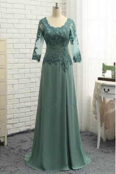 A-Line Chiffon and Lace Mother of the Bride Dresses 702150