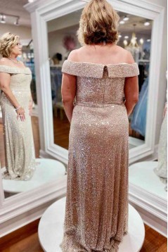 Elegant Sparkle Sequin Mother of the Bride Dresses 702159