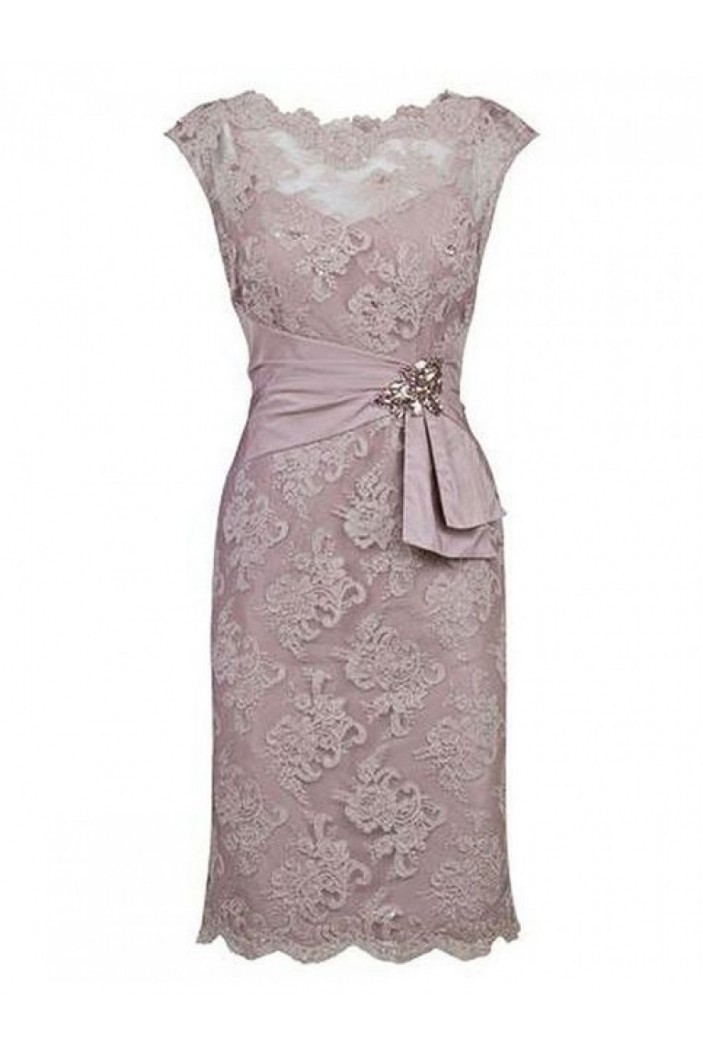 Short Lace Mother of the Bride Dresses 702207