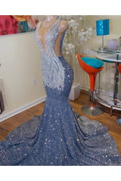 Mermaid Sparkle Long Prom Dresses 801355