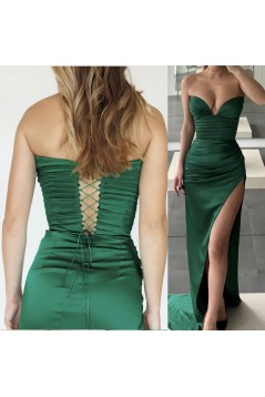 Sheath Green Sweetheart Long Prom Dresses 801469