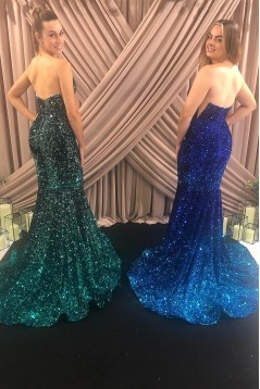 Mermaid Sequins Long Prom Dresses 801502