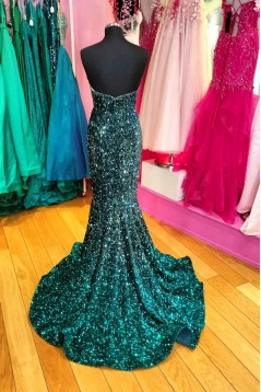 Mermaid Sequins Long Prom Dresses 801502