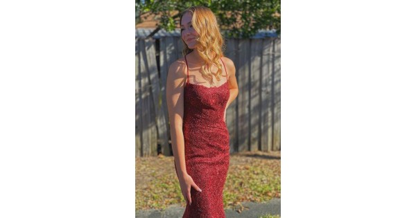 Mermaid Spaghetti Straps Lace Prom Dress Formal Evening Gowns 901433