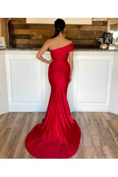 Long Royal Blue Mermaid Off the Shoulder Prom Dresses Formal Evening Gowns 901701