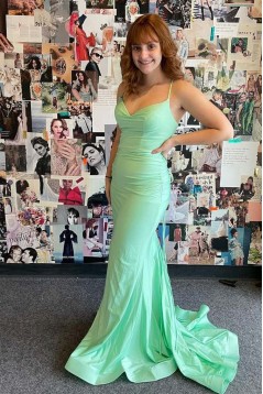 Elegant Mermaid Long Prom Dresses Formal Evening Gowns 901723