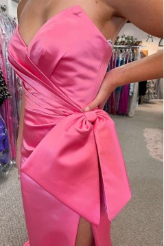 Long Pink Sweetheart Prom Dresses Formal Evening Gowns 901730