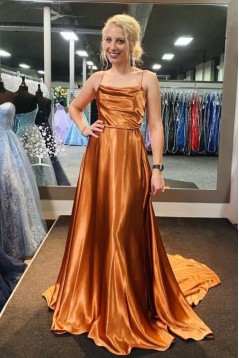 Simple Long Prom Dresses Formal Evening Gowns 901770