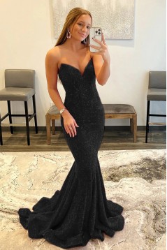 Mermaid Long Sequins Prom Dresses Formal Evening Gowns 901813