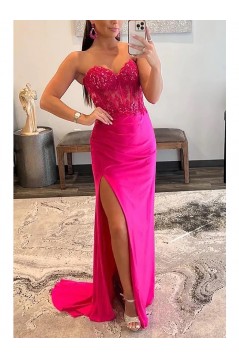 Long Sweetheart Lace Prom Dresses Formal Evening Dresses 901917