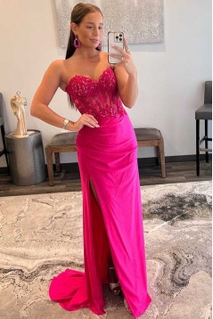 Long Sweetheart Lace Prom Dresses Formal Evening Dresses 901917