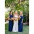 Long Royal Blue Chiffon Floor Length Bridesmaid Dresses 902459