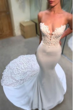 Mermaid Sweetheart Lace Wedding Dresses Bridal Gowns 903052