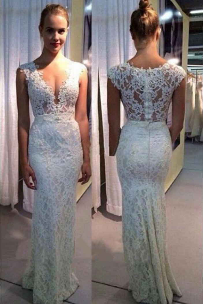 Mermaid Lace Long Wedding Dresses Bridal Gowns 903061