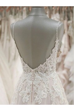 A-Line Lace and Tulle Wedding Dresses Bridal Gowns 903111