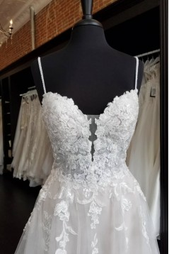 A-Line Lace Wedding Dresses Bridal Gowns 903194