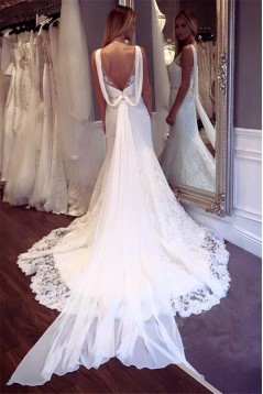 Elegant Lace Mermaid Wedding Dresses Bridal Gowns 903242