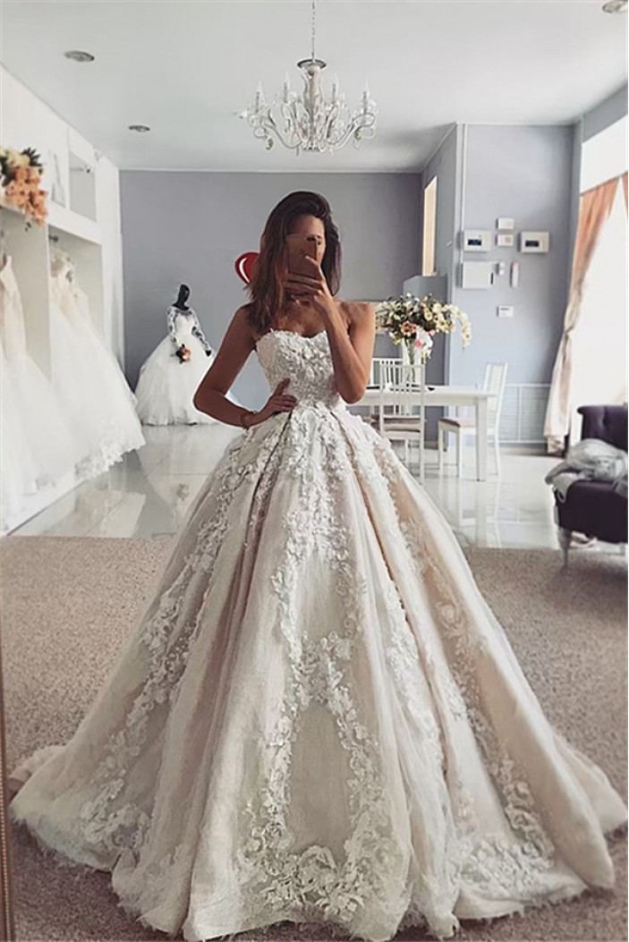 Ball Gowns Lace Wedding Dresses Bridal Gowns 903324