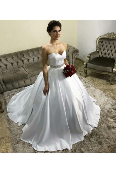 Ball Gowns Sweetheart Beaded Wedding Dresses Bridal Gowns 903410