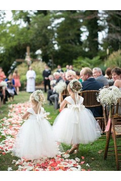 Ankle-Length Tulle Flower Girl Dresses 905070