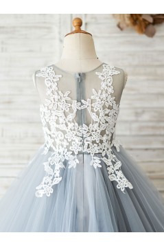 Lace and Tulle Flower Girl Dresses 905085