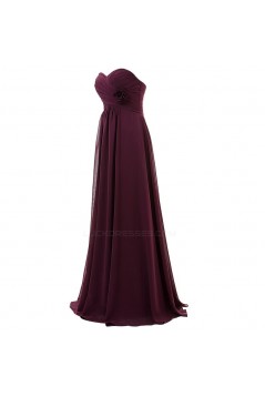 A-Line Sweetheart Long Chiffon Bridesmaid Dresses/Wedding Party Dresses BD010048