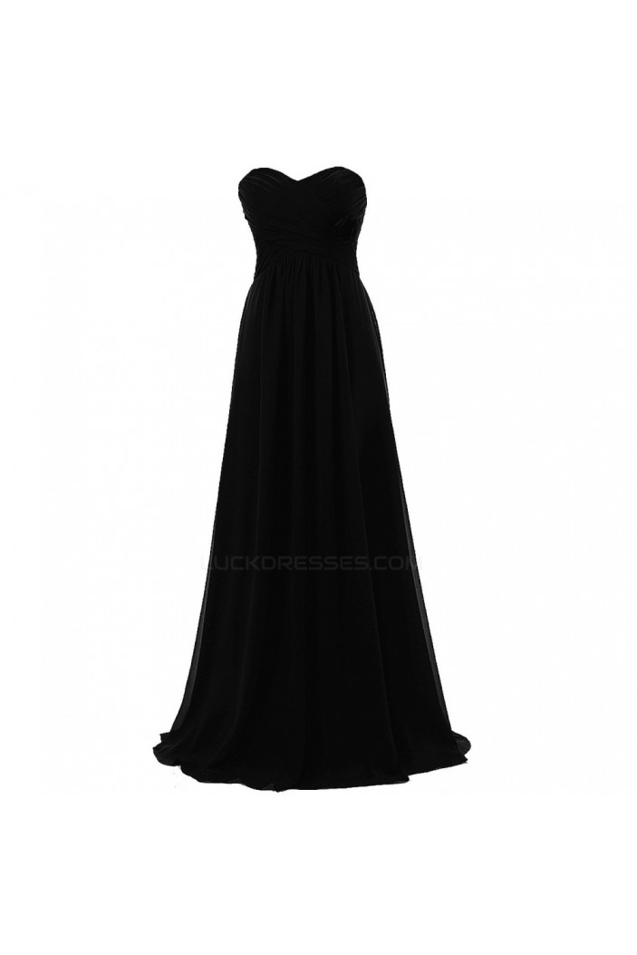 A Line Sweetheart Long Chiffon Bridesmaid Dresseswedding Party Dresses Bd010048 9042