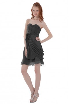 A-Line Sweetheart Short/Mini Chiffon Bridesmaid Dresses/Wedding Party Dresses BD010099