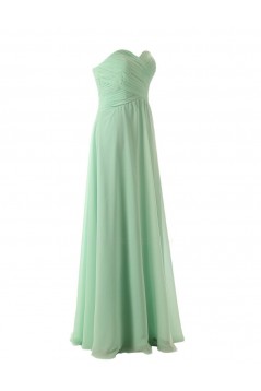 A-Line Sweetheart Long Chiffon Bridesmaid Dresses/Wedding Party Dresses BD010149