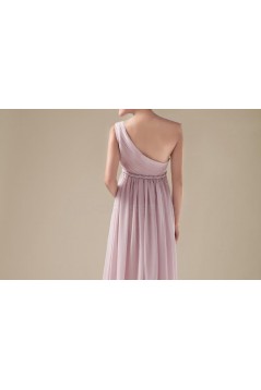 Empire One-Shoulder Long Chiffon Bridesmaid Dresses/Evening Dresses/Maternity Dresses BD010311