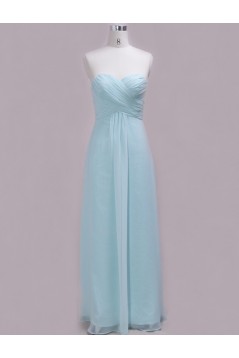 A-Line Sweetheart Long Chiffon Bridesmaid Dresses/Wedding Party Dresses BD010339