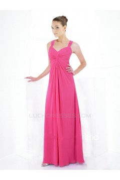 Sheath/Column Chiffon Floor-Length Bridesmaid Dresses/Wedding Party Dresses BD010406