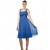 Empire Royal Blue Chiffon Knee-Length Bridesmaid Dresses/Wedding Party Dresses/Maternity Dresses BD010414