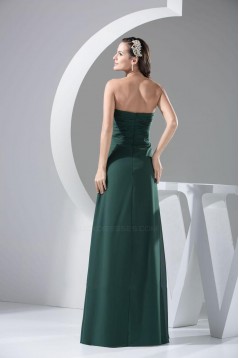 A-Line Strapless Long Chiffon Bridesmaid Dresses/Wedding Party Dresses BD010436