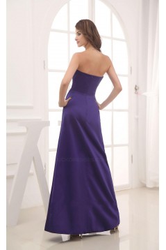 A-Line Sweetheart Purple Floor-Length Bridesmaid Dresses/Wedding Party Dresses BD010447